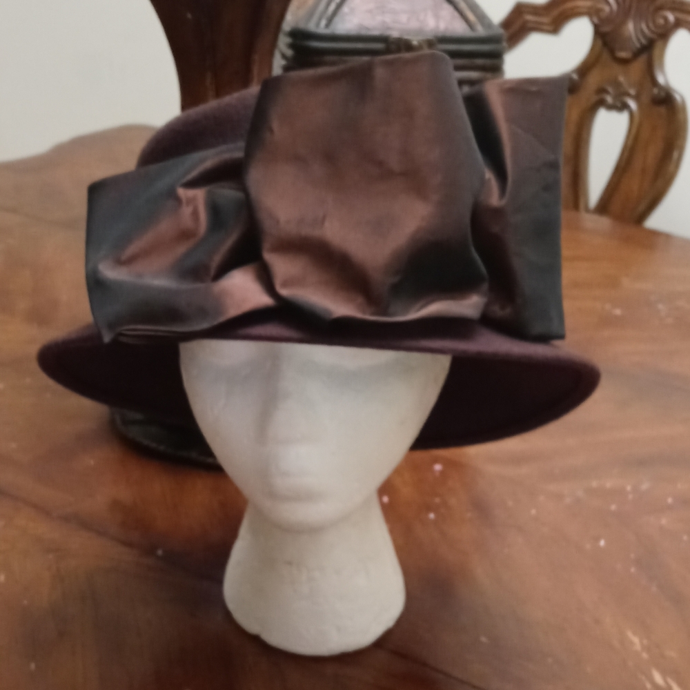 Brown Wool Hat - image 1